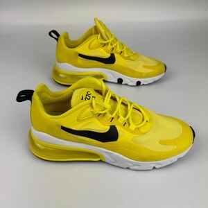 Nike Air Max 270 React Womens Size 9.5 Opti Yellow Sneakers Running